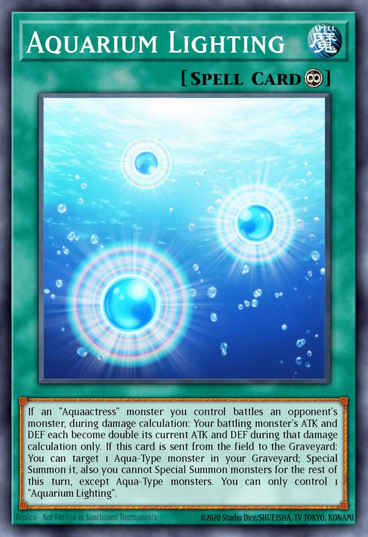 (095) YuGiOh TCG DLCS: Dragons of Legend: The Complete Series Single: Aquarium Lighting  Common