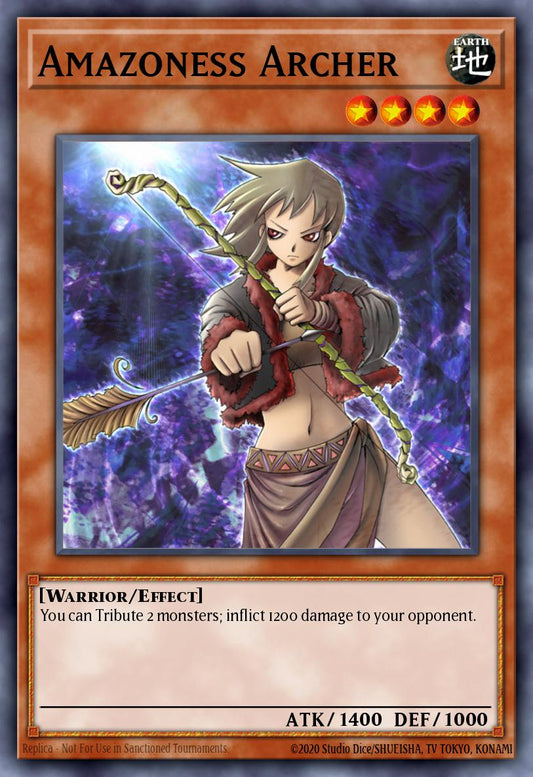 (012) YuGiOh TCG LEDU: Legendary Duelists Single: Amazoness Archer  Common