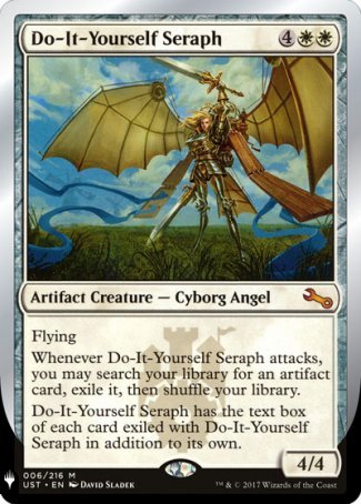 (006) Magic The Gathering The List Single: Do-It-Yourself Seraph  Mythic
