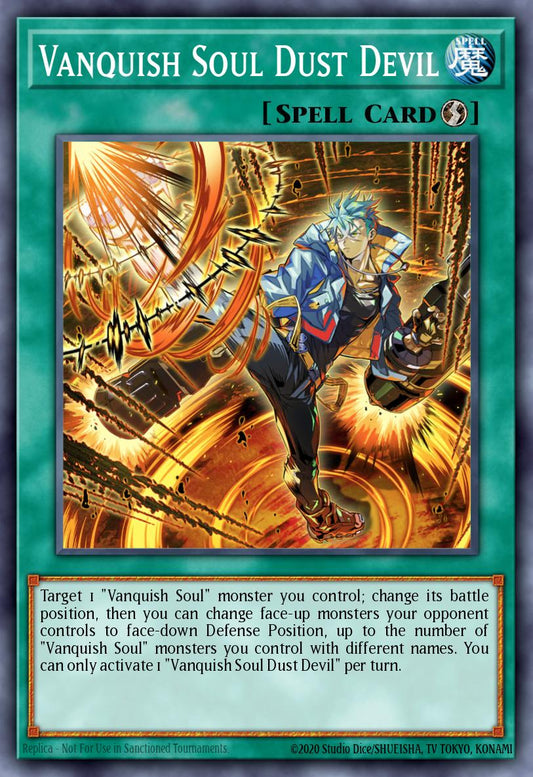 (024) YuGiOh TCG WISU: Wild Survivors Single: Vanquish Soul Dust Devil  Super Rare