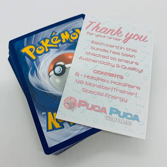 Puca Puca Games Pokémon 50 Card Mystery Pack!