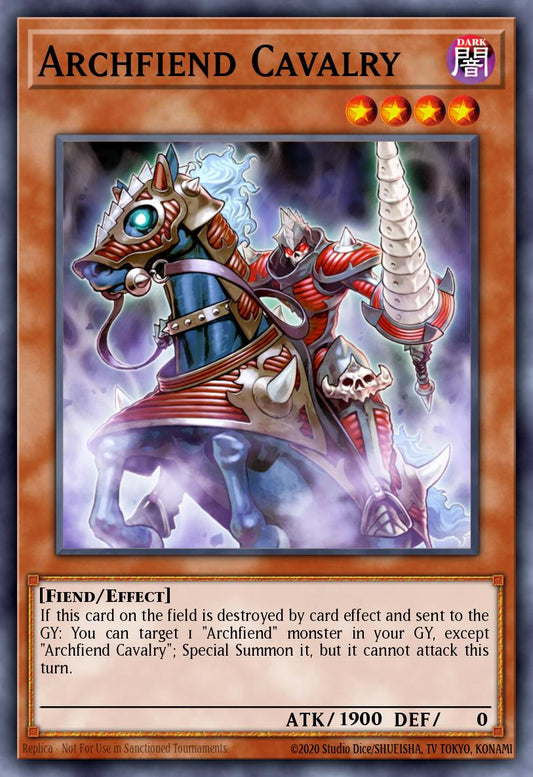 (083) YuGiOh TCG MP14: 2014 Mega-Tins Mega-Pack Single: Archfiend Cavalry  Rare