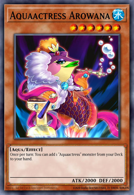 (092) YuGiOh TCG DLCS: Dragons of Legend: The Complete Series Single: Aquaactress Arowana  Common