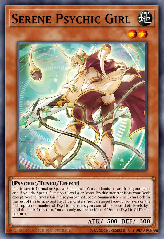 (DUAD013) YuGiOh TCG Duelist’s Advance Single: Serene Psychic Girl  Common