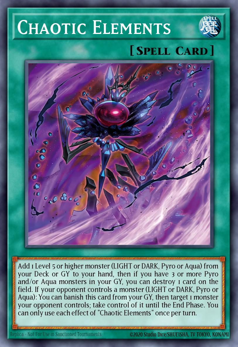 (067) YuGiOh TCG ALIN: Alliance Insight Single: Chaotic Elements  Common