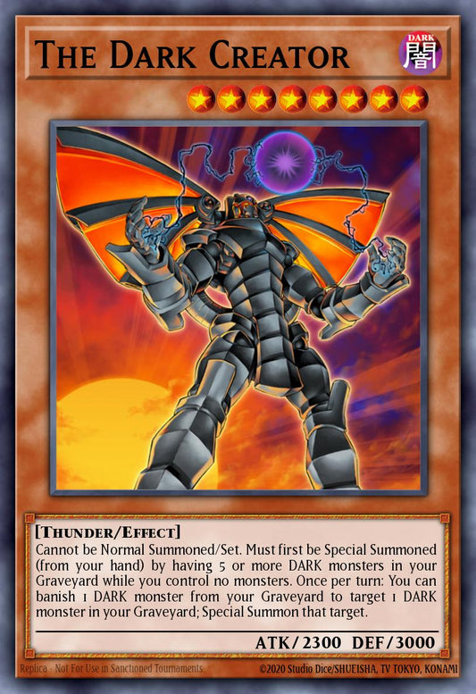 (210) YuGiOh TCG LCYW: Legendary Collection 3: Mega Pack Single: The Dark Creator  Common