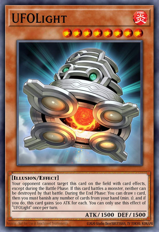 (388) YuGiOh TCG MP24: 25th Anniversary Tin: Dueling Mirrors Single: UFOLight  Common