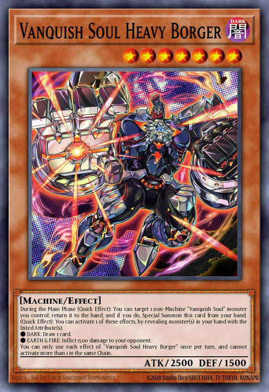 (018) YuGiOh TCG WISU: Wild Survivors Single: Vanquish Soul Heavy Borger (V.1 - Ultra Rare)  Ultra Rare