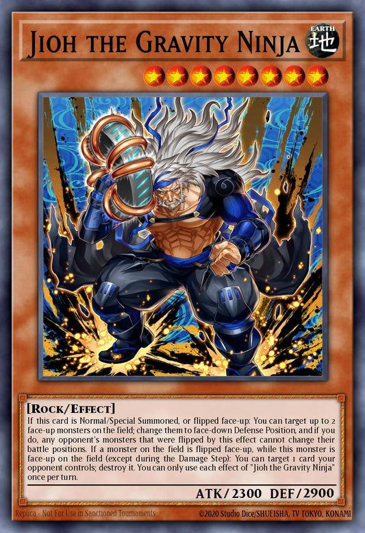 (313) YuGiOh TCG MP24: 25th Anniversary Tin: Dueling Mirrors Single: Jioh the Gravity Ninja  Common