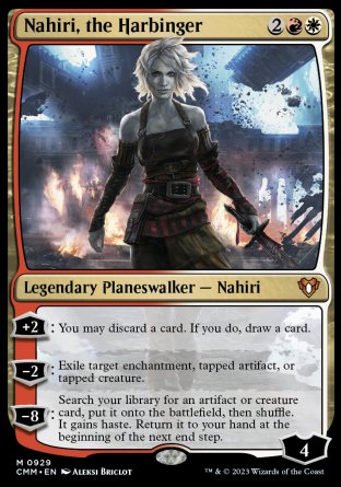 (929) Magic The Gathering Commander Masters: Extras Single: Nahiri, the Harbinger  Mythic