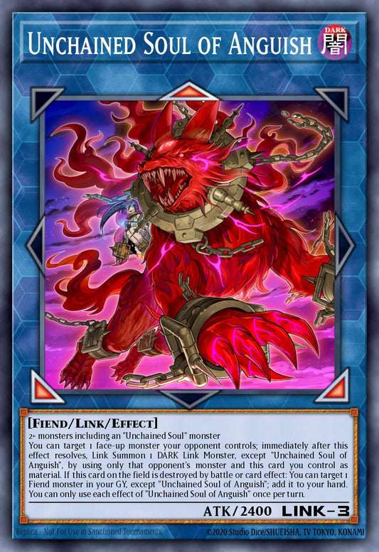 (174) YuGiOh TCG MP20: 2020 Tin of Lost Memories Mega Pack Single: Unchained Soul of Anguish  Super Rare