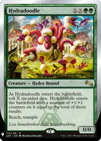 (112) Magic The Gathering The List Single: Hydradoodle  Rare