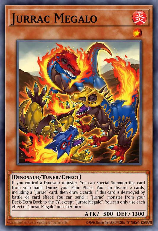 (016) YuGiOh TCG BLMM: Battles of Legend: Monster Mayhem Single: Jurrac Megalo  Ultra Rare