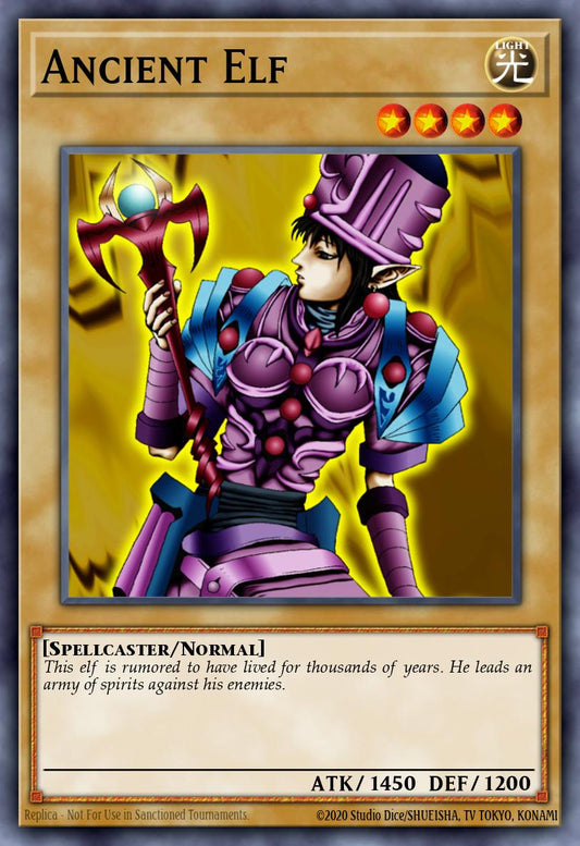 (037) YuGiOh TCG MRD: Metal Raiders Single: Ancient Elf (V.1 - Common)  Common