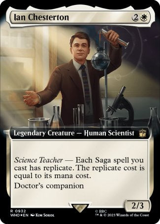 (932) Magic The Gathering Universes Beyond: Doctor Who: Extras Single: Ian Chesterton (V.3) Holo Rare