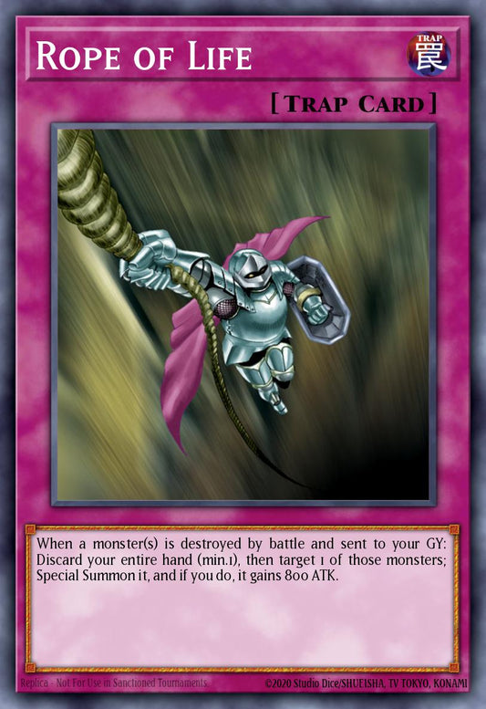 (133) YuGiOh TCG LCJW: Legendary Collection 4: Mega Pack Single: Rope of Life  Common