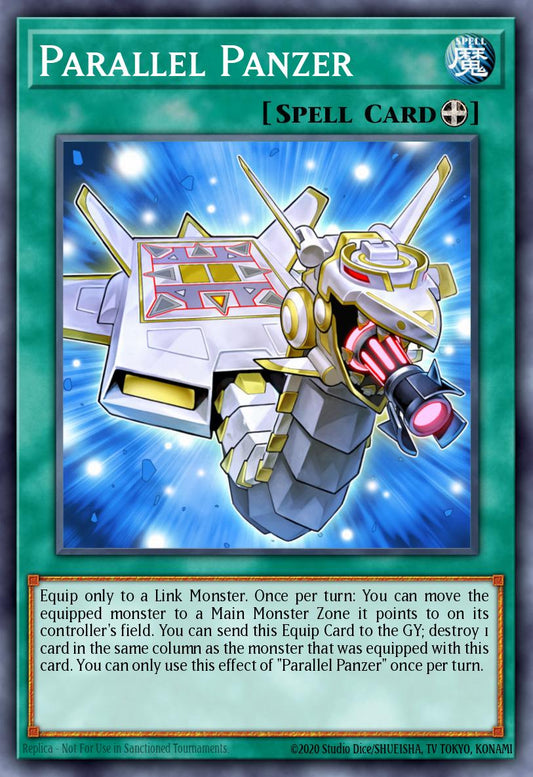 (203) YuGiOh TCG MP19: 2019 Gold Sarcophagus Tin Mega Pack Single: Parallel Panzer  Common