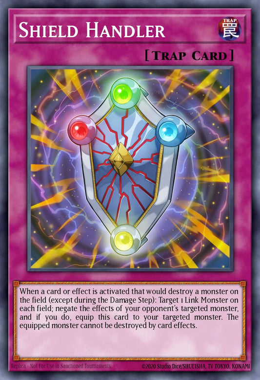 (125) YuGiOh TCG MP19: 2019 Gold Sarcophagus Tin Mega Pack Single: Shield Handler  Common