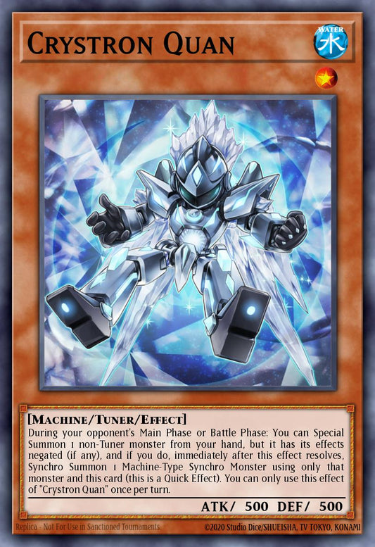 (021) YuGiOh TCG RA04: Quarter Century Stampede Single: Crystron Quan (V.2 - Ultra Rare)  Ultra Rare