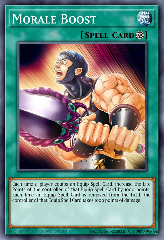 (EN042) YuGiOh TCG DCR: Dark Crisis Single: Morale Boost (V.2 - Common)  Common