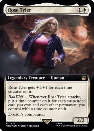(937) Magic The Gathering Universes Beyond: Doctor Who: Extras Single: Rose Tyler (V.4)  Rare