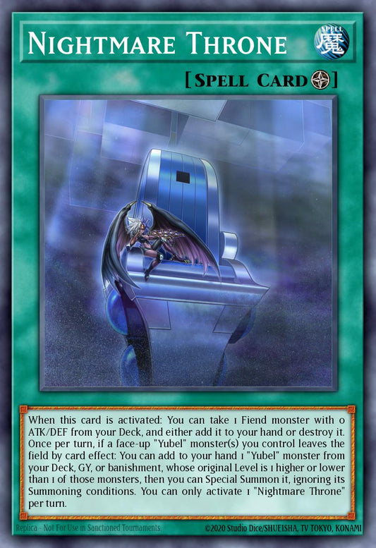 (061) YuGiOh TCG LEDE: Legacy of Destruction Single: Nightmare Throne (V.2 - Quarter Century Secret Rare)  Quarter Century Secret Rare