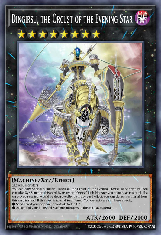 (084) YuGiOh TCG DUOV: Duel Overload Single: Dingirsu, the Orcust of the Evening Star  Ultra Rare