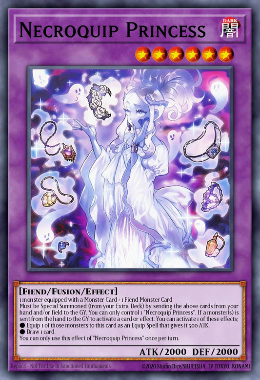 (146) YuGiOh TCG BLMM: Battles of Legend: Monster Mayhem Single: Necroquip Princess (V.2 - Starlight Rare)  Starlight Rare