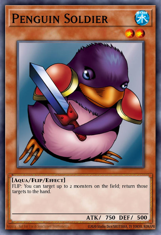 (105) YuGiOh TCG DB2: Dark Beginning 2 Single: Penguin Soldier  Rare