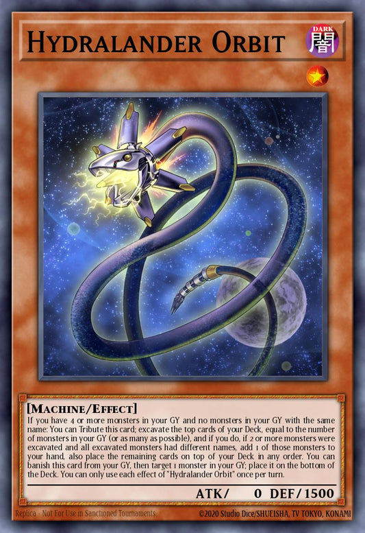 (301) YuGiOh TCG MP24: 25th Anniversary Tin: Dueling Mirrors Single: Hydralander Orbit  Common