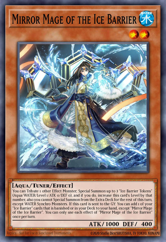 (007) YuGiOh TCG BLTR: Battles of Legend: Terminal Revenge Single: Mirror Mage of the Ice Barrier  Secret Rare