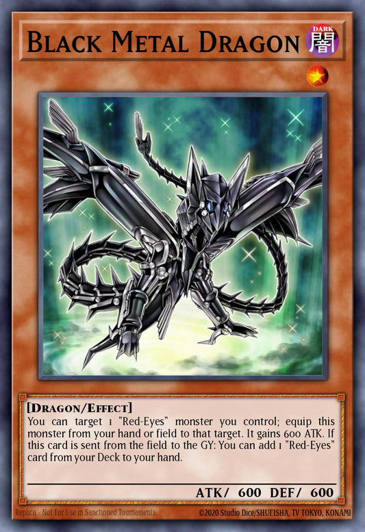 (016) YuGiOh TCG RA04: Quarter Century Stampede Single: Black Metal Dragon (V.7 - Ultimate Rare)  Ultimate Rare