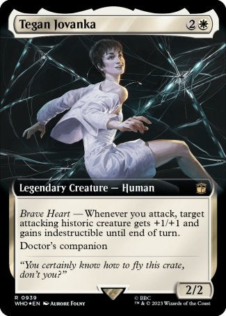 (939) Magic The Gathering Universes Beyond: Doctor Who: Extras Single: Tegan Jovanka (V.3) Holo Rare