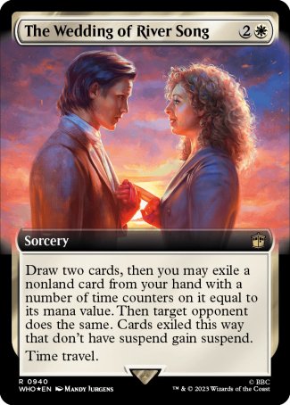 (940) Magic The Gathering Universes Beyond: Doctor Who: Extras Single: The Wedding of River Song (V.3)  Rare