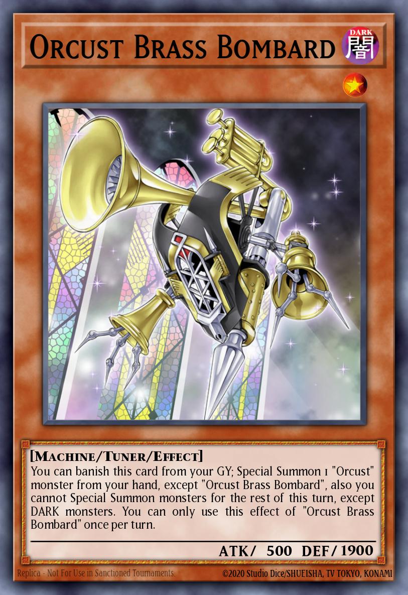 (083) YuGiOh TCG BLMM: Battles of Legend: Monster Mayhem Single: Orcust Brass Bombard  Ultra Rare