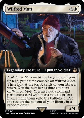 (941) Magic The Gathering Universes Beyond: Doctor Who: Extras Single: Wilfred Mott (V.3)  Rare