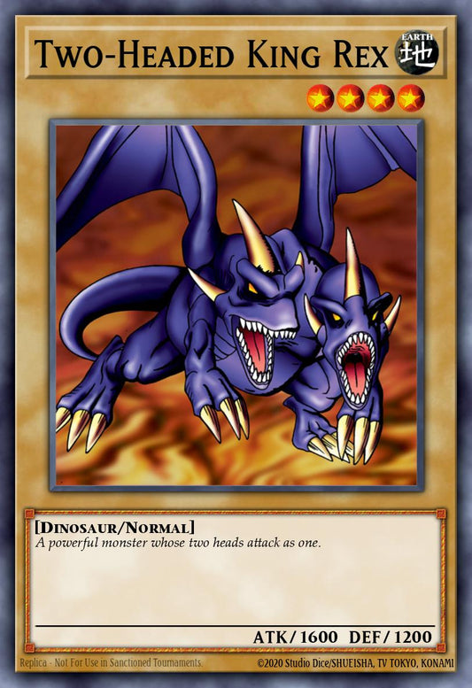 (096) YuGiOh TCG DB2: Dark Beginning 2 Single: Two-Headed King Rex  Common