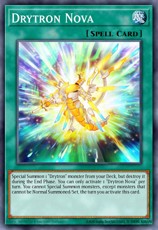 (097) YuGiOh TCG RA04: Quarter Century Stampede Single: Drytron Nova (V.6 - Collectors Rare)  Collectors Rare