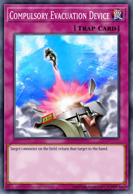 (097) YuGiOh TCG DUOV: Duel Overload Single: Compulsory Evacuation Device  Ultra Rare