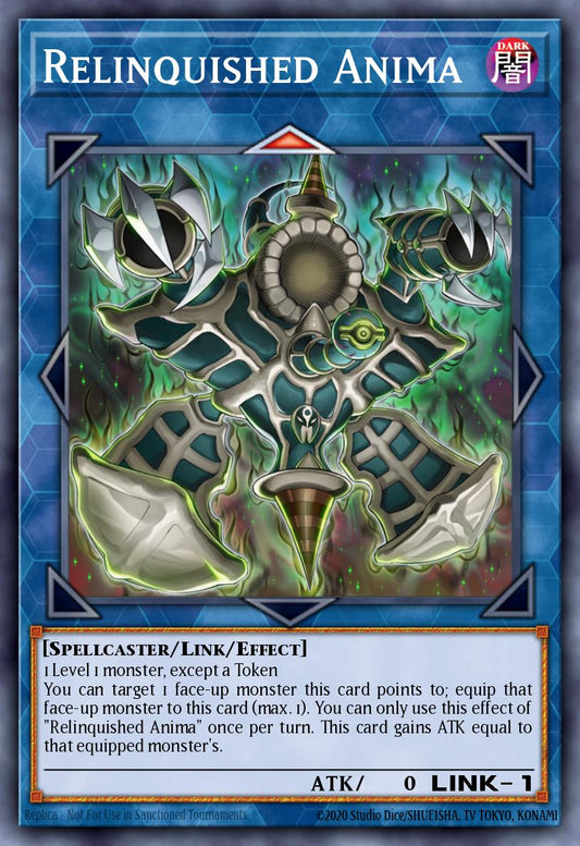 (053) YuGiOh TCG DUOV: Duel Overload Single: Relinquished Anima  Ultra Rare
