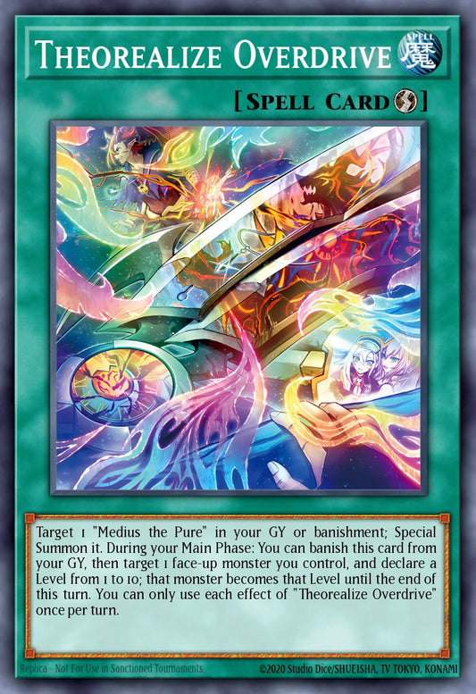 (059) YuGiOh TCG DOOD: Doom of Dimensions Single: Theorealize Overdrive  Common