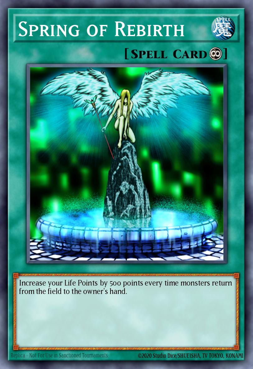 (185) YuGiOh TCG DB2: Dark Beginning 2 Single: Spring of Rebirth  Common