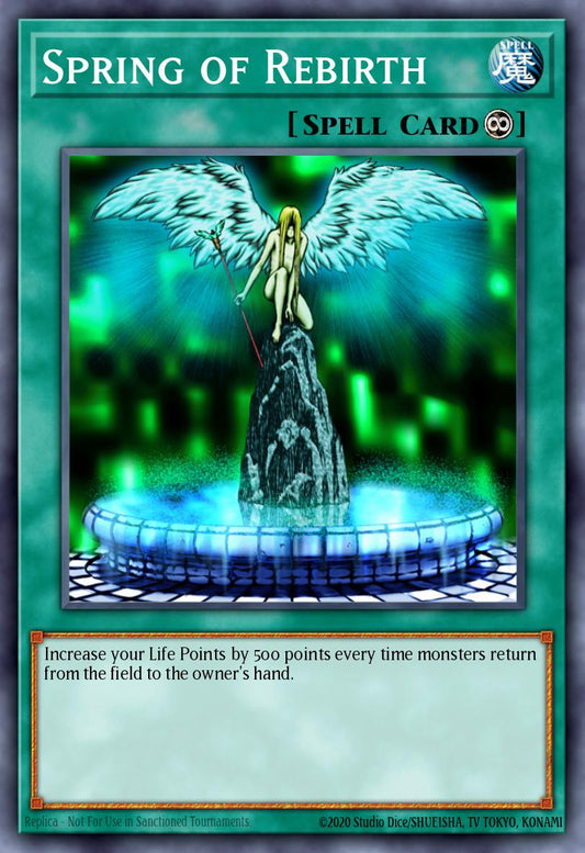 (185) YuGiOh TCG DB2: Dark Beginning 2 Single: Spring of Rebirth  Common