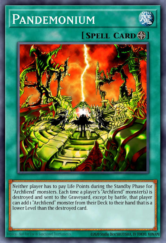 (EN094) YuGiOh TCG DCR: Dark Crisis Single: Pandemonium (V.2 - Common)  Common
