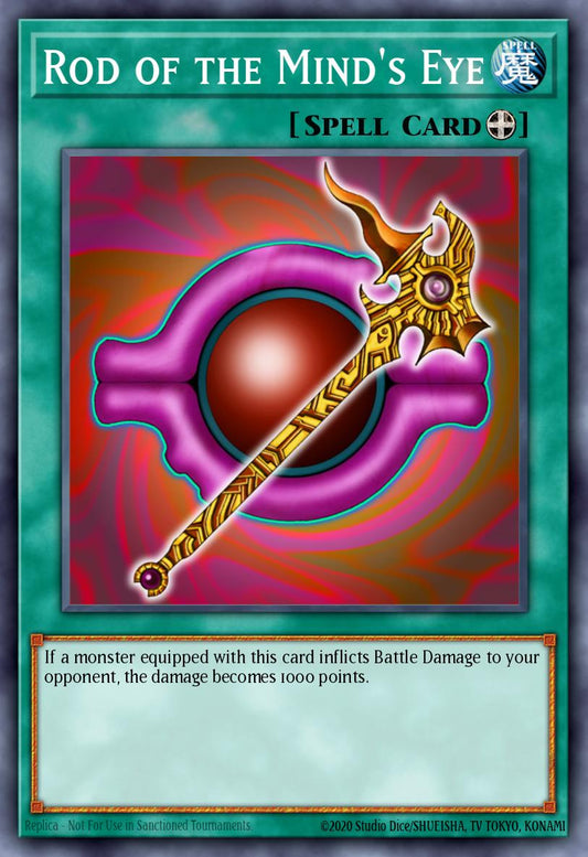 (EN039) YuGiOh TCG DCR: Dark Crisis Single: Rod of the Mind's Eye (V.2 - Common)  Common