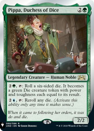 (068) Magic The Gathering The List Single: Pippa, Duchess of Dice  Rare