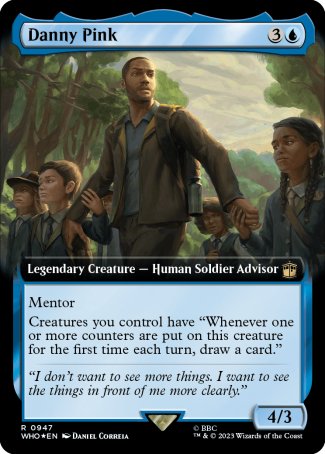 (947) Magic The Gathering Universes Beyond: Doctor Who: Extras Single: Danny Pink (V.3) Holo Rare