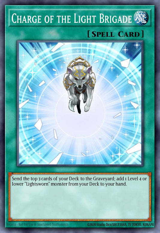 (SE2) YuGiOh TCG SOVR: Stardust Overdrive Single: Charge of the Light Brigade  Super Rare