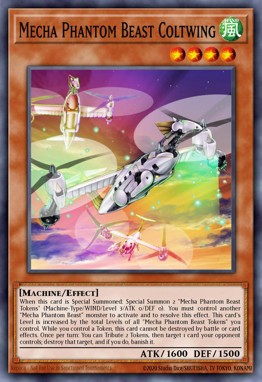 (077) YuGiOh TCG MP14: 2014 Mega-Tins Mega-Pack Single: Mecha Phantom Beast Coltwing  Common
