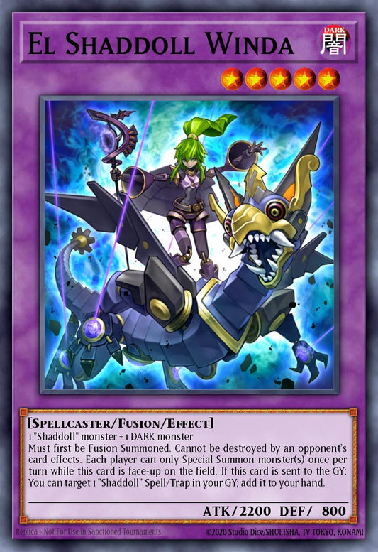 (052) YuGiOh TCG RA04: Quarter Century Stampede Single: El Shaddoll Winda (V.7 - Collectors Rare)  Collectors Rare